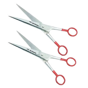 Professional Hair Cutting Shears Set with <b>Large</b> Finger Holes Barber & Stylist Texturizing Scissors Salon Hair Cutting - Product Image 1