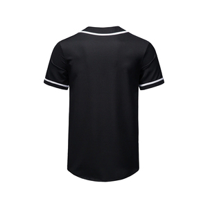 Maillots de baseball respirants, personnalisables avec logo, nouveau design, haute qualité, 100% polyester, col en V, couleurs et tailles personnalisées, pour hommes - Product Image 3