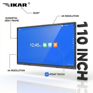 Tableau blanc interactif intelligent 4K de 110 pouces pour projets d'appel d'offres scolaires, Android 15, écran tactile 40 points, grand panneau IFPD - Product Image 3