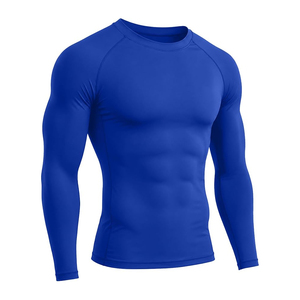 ELINE SPORTS เสื้อแรชการ์ดแขนยาวสีดำสำหรับผู้ชาย แห้งเร็ว ระบายอากาศได้ดี 260 กรัม โพลีเอสเตอร์ ชุดว่ายน้ำ - Product Image 4