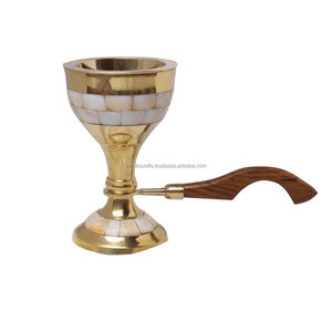 Juego de quemador MOP Mabkhar con caja y bandeja, quemador de incienso Bakhoor de tamaño personalizado para uso en restaurante de Hotel - Product Image 3