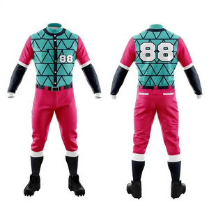 Meilleur uniforme de baseball sur mesure, vêtements d'entraînement, prix bas, 100% polyester, uniforme de baseball en gros - Product Image 1