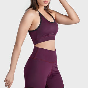 Soutiens-gorge de sport respirants et personnalisables pour femmes, avec bretelles réglables et logo frontal, idéaux pour le yoga, la gym et la course à pied - Product Image 2