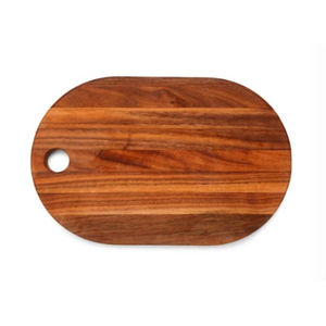 Planche à découper en bois d'acacia écologique avec poignée et rainure pour jus, durable, pour la préparation et le service en cuisine (vente en gros) - Product Image 6