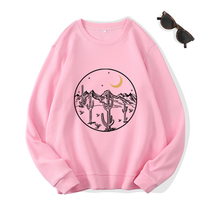 เสื้อสเวตเชิ้ตผู้หญิงคุณภาพสูง 100% พิมพ์ลายด้วยเทคนิคดิจิทัล แขนยาว รับทำโลโก้ตามสั่ง ราคาขายส่ง - Product Image 1