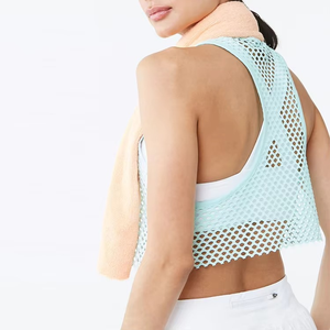 Ensemble de soutiens-gorge de sport sans couture à dos nu et col en U pour femme, respirant, à maintien élevé, pour l'entraînement, personnalisable - Product Image 4