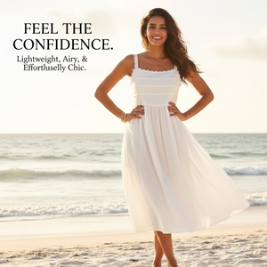 Vestido Vintage de Algodón Blanco con Detalle Plisado, Sin Mangas, Cuello de Encaje, Espalda Fruncida, Largo Maxi, Ropa Casual de Alta Calidad para Mujer - Product Image 4