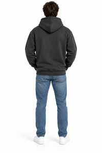 Sweat-shirt à capuche pour homme avec logo personnalisé, en molleton épais de qualité supérieure, avec poche kangourou, style streetwear décontracté, pour la vente en gros - Product Image 3