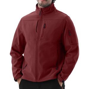 Nouvelle veste softshell coupe-vent unie pour homme, design unique, style streetwear, collection 2026 - Product Image 1