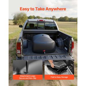 87.2 Gal Collapsible EVA Water <b>Storage</b> Bag 1000D PVC Soft Wear Resistant Leakproof <b>Camping</b> Tank Water <b>Storage</b> Bladder - Product Image 6