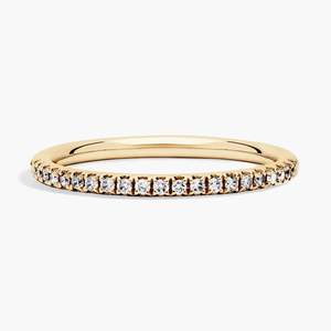 Anillo de Compromiso de Oro Rosa de 14K con Diamantes Pavé de 0.25 CT, Cultivados en Laboratorio, Corte IGI, Certificado, Anillo de Boda de Lujo para Mujer, Apilable, Rodio, Regalo - Product Image 5