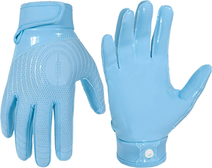ถุงมือรับบอลอเมริกันฟุตบอล Pro Grip คุณภาพสูง ฝ่ามือเหนียวแน่น สีและโลโก้ปรับแต่งได้ น้ำหนักเบา - Product Image 1