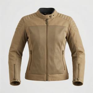 Chaqueta de Motociclista de Cuero Genuino para Hombre de la Mejor Calidad, Nueva Colección de Invierno, Chaquetas de Motocicleta con Protecciones Desmontables Personalizadas - Product Image 1
