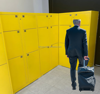 Casier de stockage électronique personnalisable pour la location de bagages, paiement en espèces, pièces de monnaie, carte de crédit pour casier de stockage électronique intelligent