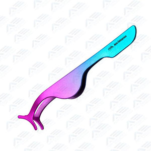 Pince à cils personnalisable à pointes dentelées lisses anti-magnétiques 10 mm, conception durable pour salon de beauté - Product Image 4
