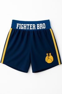 Shorts de boxe performants en tissu polyester, avec graphisme personnalisé, broderie de logo par sublimation, respirants, pour l'entraînement, taille personnalisée - Product Image 2