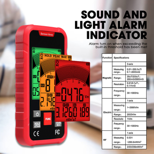เครื่องวัด EMF แบบมืออาชีพ 3-in-1 แบบ 3 แกน ตรวจจับสนามแม่เหล็กไฟฟ้า AC และรังสี RF สำหรับเราเตอร์ Wi-Fi และเสาส่งสัญญาณมือถือ - Product Image 5