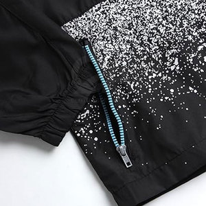 Ensemble uniforme scolaire pour garçons, noir et bleu, en polyester tricoté, pour l'école primaire - Product Image 4