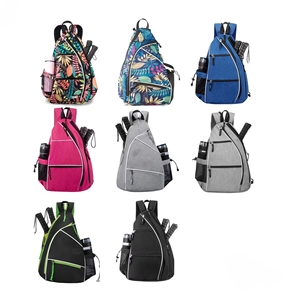 Top Trending Customizable Neoprene Sports <b>Backpack</b> with Pickleball Tennis Racket Storage for Gym Use Features Customizable Logo - Product Image 5