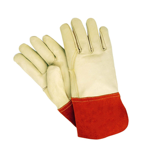 Spiritchill Goods WA-001 Men's Cowhide Leather Safety <b>Gloves</b> Kevlar Liner Molten Metal Splash Test <b>Type</b> for Industrial Welding - Product Image 3