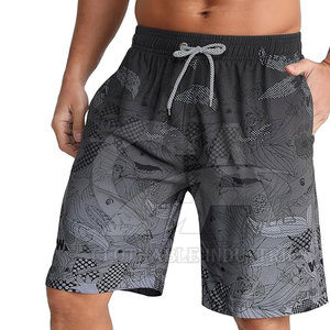 High Quality <b>Men</b> Swim <b>Trunks</b> Stretch Fabric Quick Dry Swim Shorts <b>for</b> Beach Trendy <b>Men</b> Swim Shorts Tropical Print - Product Image 2