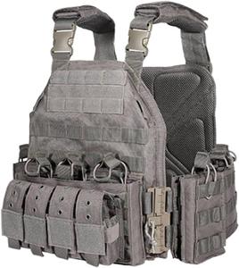 Gilet tactique multifonctionnel résistant à l'usure, uniforme d'entraînement extérieur Cordura, gilet tactique de protection pour le camping - Product Image 6