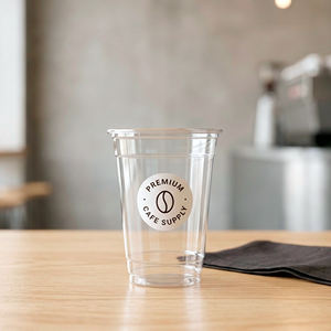 QUANG QUAN 12/16/22/24oz High Transparency Recyclable PP Single Wall <b>Plastic</b> <b>Cups</b> 95mm Diameter For Iced Coffee Tea Cold Drinks - Product Image 6