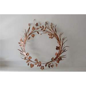 Guirnalda de Flores Metálica Vintage para Decoración de Pared, Guirnalda Floral Rústica de Hierro, Adorno Artificial Hecho a Mano para el Hogar, Regalo para Bodas y Fiestas - Product Image 3