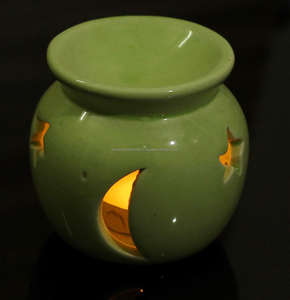 Quemador de Aceite de Cerámica para Velas de Té, Difusor de Aroma de Incienso Esencial, Horno de Aromaterapia, Decoración del Hogar, Decoración de Dormitorio, Regalo de Navidad y de Inauguración de Casa - Product Image 4