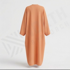 Abaya de qualité supérieure, vêtements islamiques, robe de soirée modeste pour femmes, robe élégante en tissu de mousseline personnalisée pour femmes musulmanes - Product Image 2
