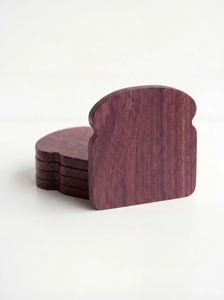 Posavasos de Madera Hechos a Mano, Diseño Personalizado, Ecológicos, Reutilizables, para Hogar, Hotel, Restaurante, Bodas - Product Image 2