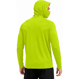 Camiseta de Pesca con Capucha para Hombre, Protección Solar UPF 50, Manga Larga, Secado Rápido, con Máscara Facial, ODM OEM, Venta al Por Mayor 2026 - Product Image 2