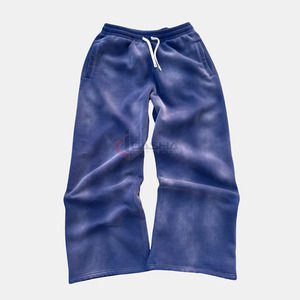 Pantalones Deportivos de Invierno para Hombre, Corte Regular, 100% Algodón, Personalizados |   Pantalones Deportivos de Pierna Recta con Cordón Ajustable |   Pantalones Casuales Transpirables |   OEM - Product Image 1