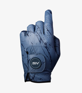Guantes de Golf Deportivos Grises Antideslizantes, Personalizables, de Cuero Genuino Suave en la Palma, para Mano Izquierda, Unisex, con Cierre de Hebilla y Logotipo Personalizado - Product Image 1