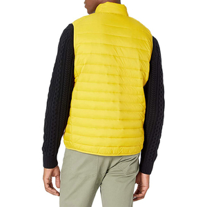 Custom Logo OEM Men's and Women's <b>Winter</b> Sleeveless Puffer <b>Jacket</b> 100% Nylon Patchwork in New Style and Trend - Product Image 3