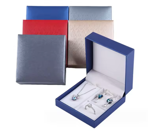 Wholesale Custom Jewelry Paper <b>Box</b> Luxury Rigid Lid and Base <b>Gift</b> <b>Box</b> With Logo for Jewelry Packaging - Product Image 3