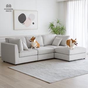 Modulare Sofa garnitur Möbel Wohnzimmer Schnitt Stoff Sofa Kratz fest Sofa Couch Katze Hund Haustier freundlich - Product Image 1