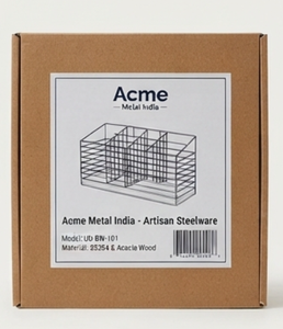 Cesta organizadora de alambre metálico negro mate premium con base de madera para uso en encimeras de cocina - Product Image 6