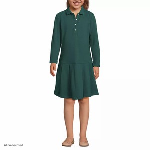 Uniforme Escolar Internacional de Marca Vv con Logotipo Personalizado para Niñas de Primaria, Diseño en Tejido de Punto 100% Algodón - Product Image 3