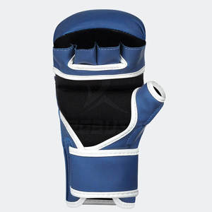 Gants de MMA en cuir pour l'entraînement et la pratique des arts martiaux, avec paume antidérapante, coutures robustes et durabilité accrue - Product Image 3