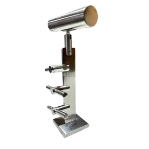 Acier inoxydable 304 carré Palladium système balustrade Spigot hauteur 8 pouces garde-corps de bâtiment élégant pour Villa Mall - Product Image 6