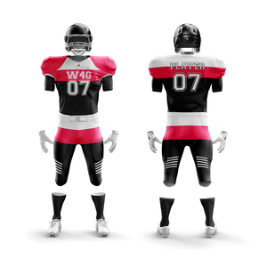 Uniforme de Fútbol Americano Ligero y Personalizado con Impresión por Sublimación a Todo Color para Entrenamiento y Partidos de Equipos Competitivos - Product Image 4