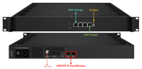 Modulateur multi-protocoles IP (UDP, RTP, RTSP, HLS, HTTP, SRT, IPTV) compatible avec DVB-C et DVB-T