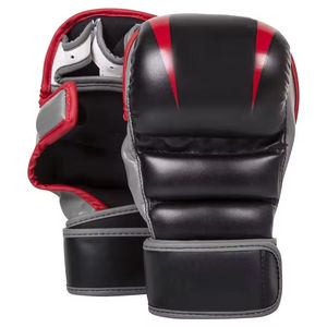 Gants de boxe Muay Thai MMA en cuir PU personnalisés tendance, de 6 à 16 oz, pour la compétition ou l'entraînement - Product Image 1