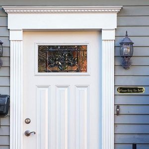 Please <b>Ring</b> The Bell Brass Door Sign Casted Gold Black Plaque <b>Plate</b> Home Entrance Guest Welcome Decorative Sign - Product Image 3
