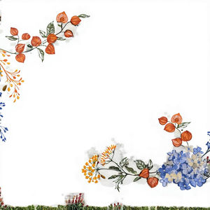 Vibrante bordado de hortensias y bayas de lirio sobre lino suave, que aporta un color fresco de jardín y un encanto alegre a cualquier mesa. - Product Image 3