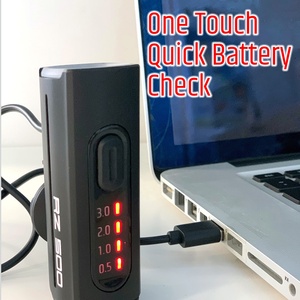1200 Lumens IP44 Waterproof Anti-Glare Rechargeable USB-C Battery <b>Bicycle</b> Headlight LED Aluminum Hanging <b>Light</b> - Product Image 5