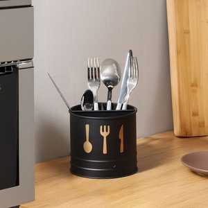 High-<b>End</b> Artisan Metal <b>Storage</b> Jar with Sleek Contemporary Design for Kitchenware Organization Pantry Use & Refined Living Space - Product Image 3