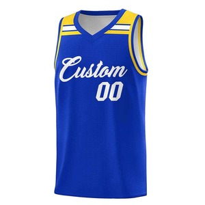 Camiseta de Baloncesto Personalizada Negra y Amarilla con Cuello en V, Sin Mangas, Sublimada, de Malla Transpirable, Unisex para Adultos - Product Image 5