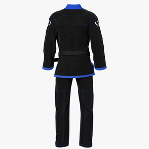 ชุดยิวยิตสู Venomous Fight Gear BJJ สีดำขอบน้ำเงิน สำหรับผู้ใหญ่ ยูนิเซ็กซ์ ผลิตจากโพลีเอสเตอร์ทนทาน - Product Image 3